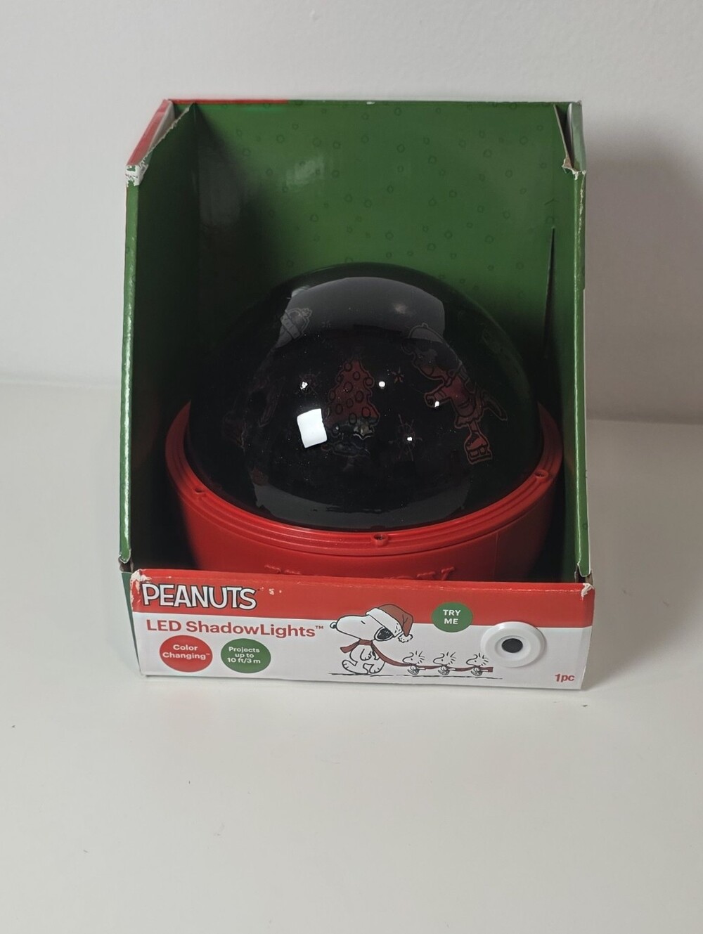🎄Peanuts Snoopy Led Rotating Color Changing Shadow Lights 10 FEET Projector New